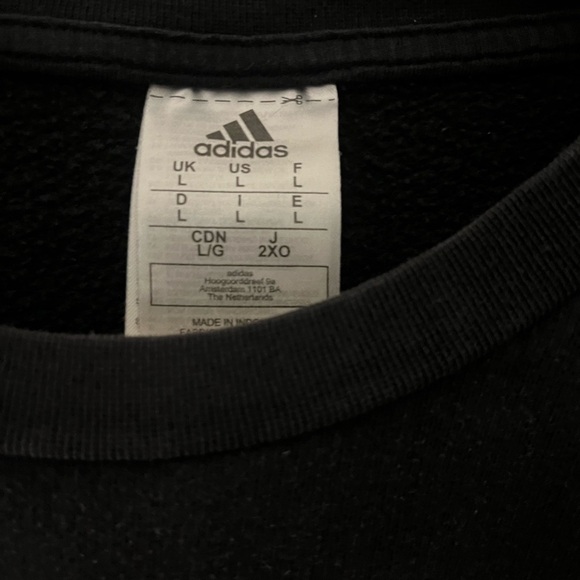 Women’s Large black Adidas Crew neck sweatshirt - Picture 3 of 5